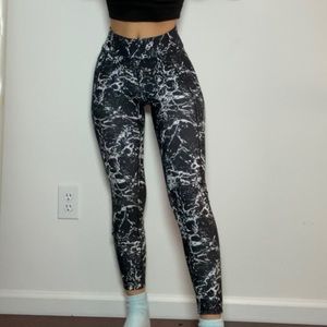 Marble High Wasited Leggings